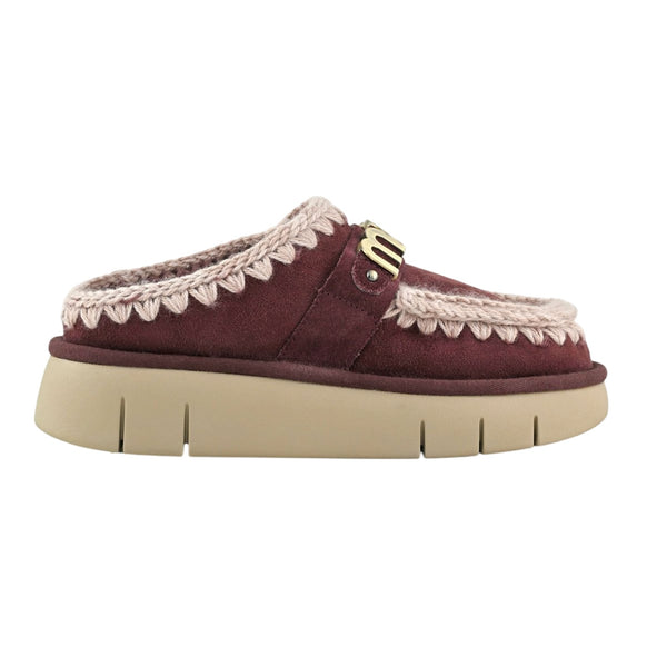 MOU Sabeau Sabot Donna in montone BOUNCE CLOG METAL LOGO 37  - Francavilla Moda